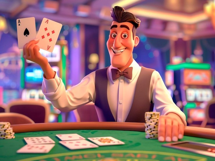 Meja Lucky Twins dengan dealer langsung di platform dipo 4d